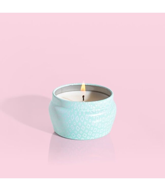 CAPRI BLUE Volcano Signature Aqua Mini Tin Candle