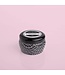 CAPRI BLUE Volcano Signature Black Mini Tin Candle