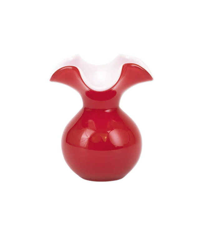VIETRI Hibiscus Glass Bud Vase
