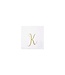 VIETRI Papersoft Gold Monogram Cockail Napkins