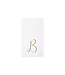VIETRI Papersoft Napkins Gold Monogram Guest Towels