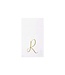 VIETRI Papersoft Napkins Gold Monogram Guest Towels