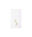 VIETRI Papersoft Napkins Gold Monogram Guest Towels