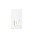 VIETRI Papersoft Napkins Gold Monogram Guest Towels