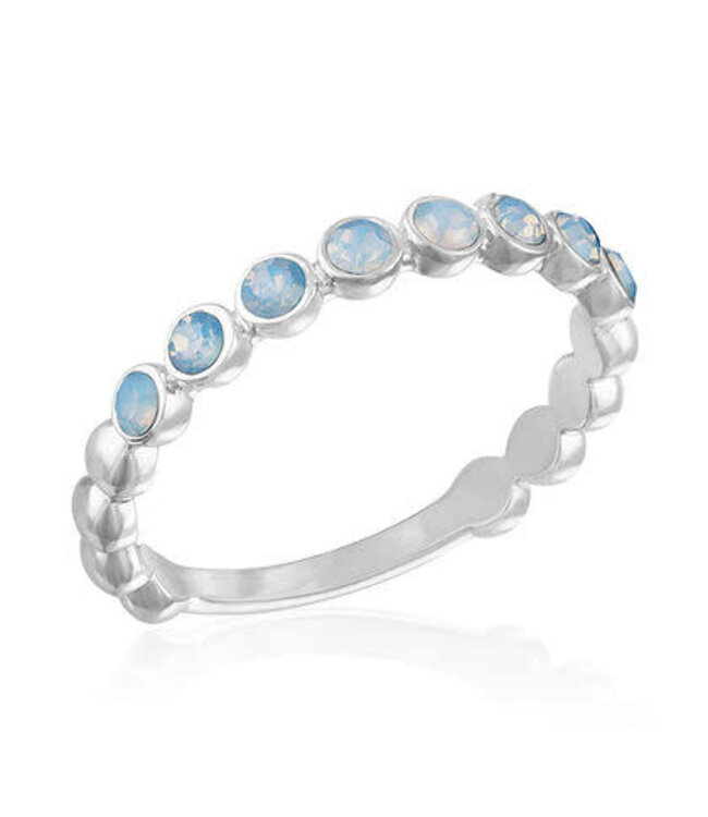 Opalescence Infinity Stack Ring