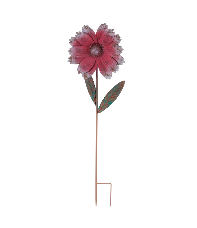 39" Flower Garden Stake Iron