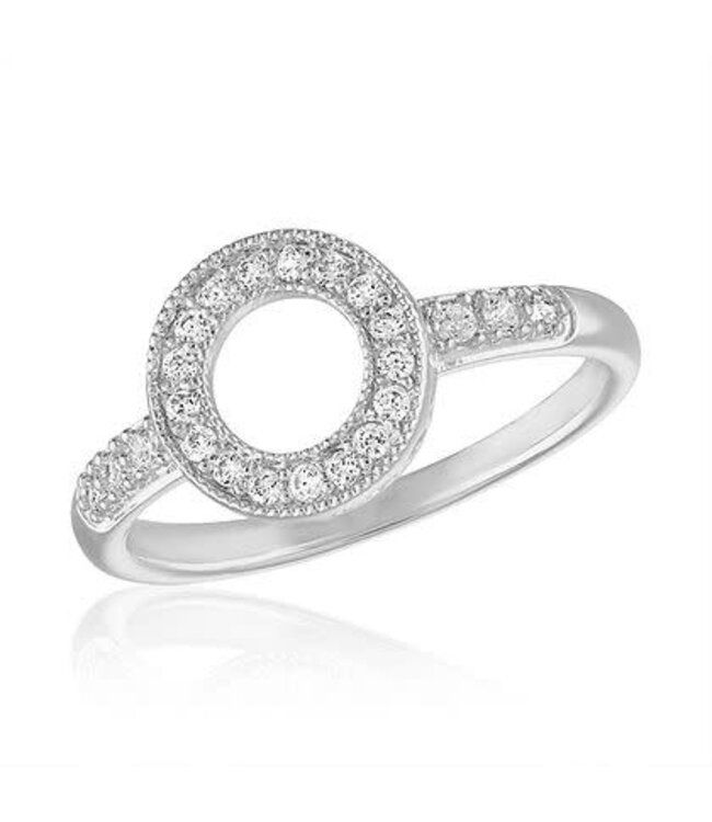 Circle CZ Stack Ring
