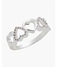 Heart CZ Stack Ring