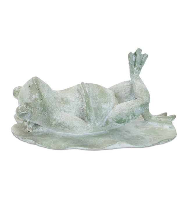 9.5" x 4.75" Frog Relaxing