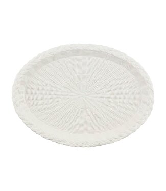 Woven Stoneware Platter