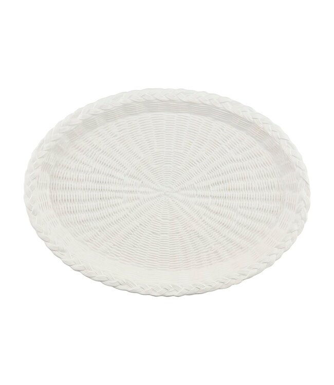 Woven Stoneware Platter
