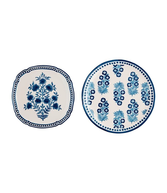 Block Print Nested Platter Set