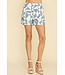 Zoe Printed High Waisted Shorts