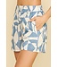 Zoe Printed High Waisted Shorts