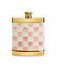 MACKENZIE CHILDS Rosy Check 3260 Flask