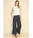 Sandra Overlapped Sleeve Detailed Top
