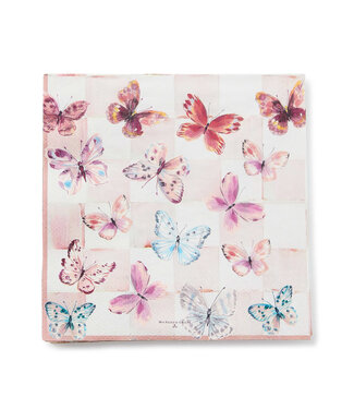 MACKENZIE CHILDS Butterfly Hill Dinner Paper Napkins