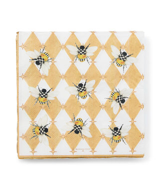 MACKENZIE CHILDS Queen Bee Dinner Paper Napkins