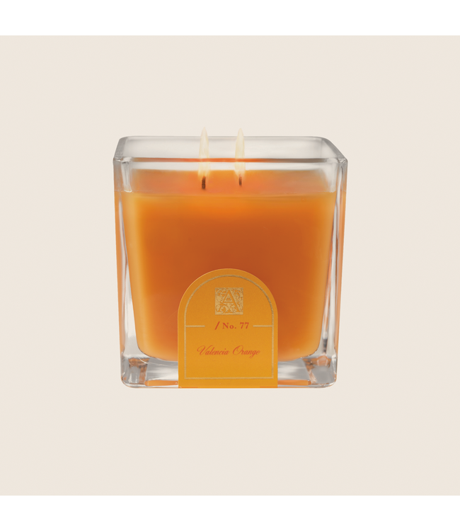 AROMATIQUE Valencia Orange - Cube Glass Candle