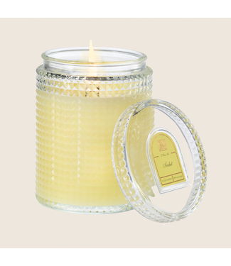 AROMATIQUE Sorbet - Textured Glass Candle with Lid