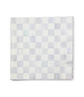 MACKENZIE CHILDS Sterling Check Dinner Paper Napkins