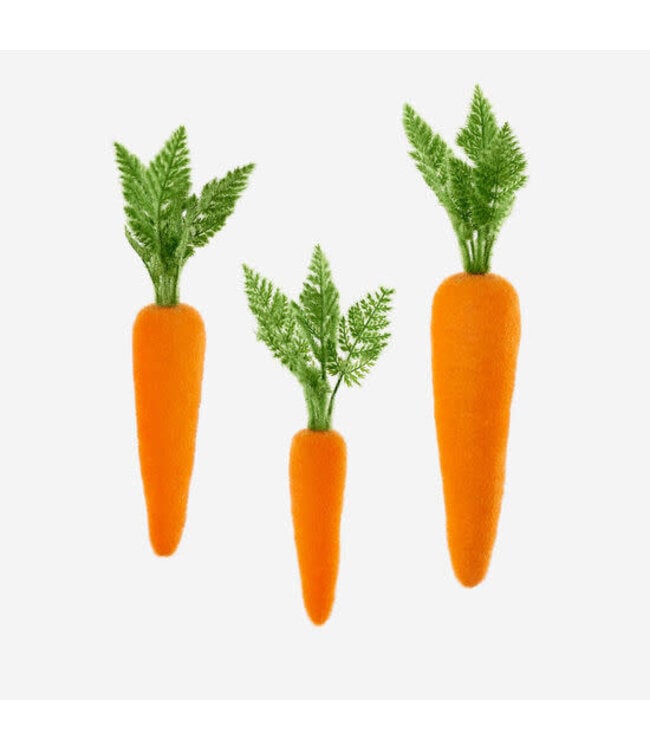 Flocked Orange Carrot