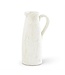 White Ceramic Crackled Pitchers