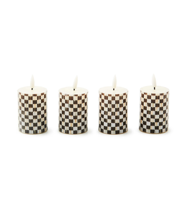MACKENZIE CHILDS Courtly Check Flameless Votives - Sold Individually