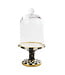 MACKENZIE CHILDS Courtly Check Pedestal with Cloche