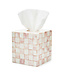 MACKENZIE CHILDS Rosy Check Capiz Boutique Tissue Box Cover