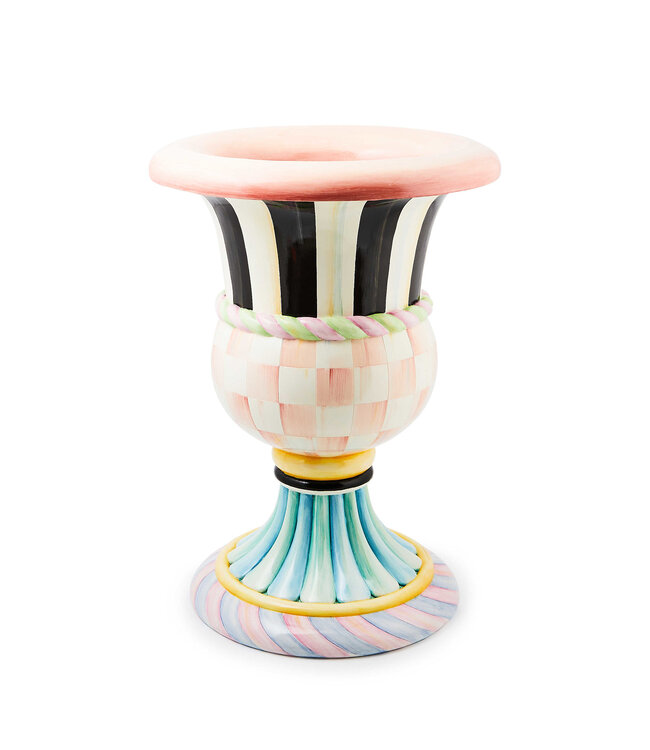 MACKENZIE CHILDS Rosy Meadow Large Urn