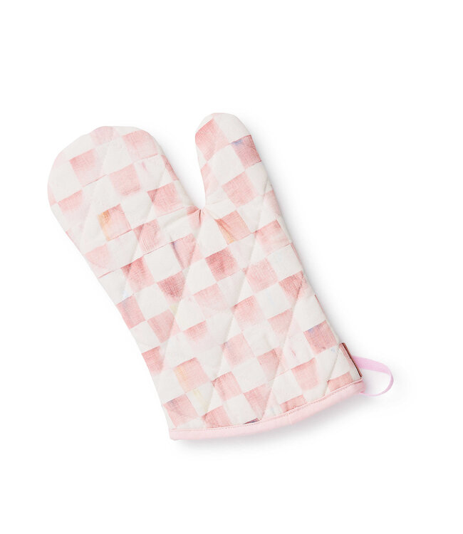 MACKENZIE CHILDS Rosy Check Oven Mitt