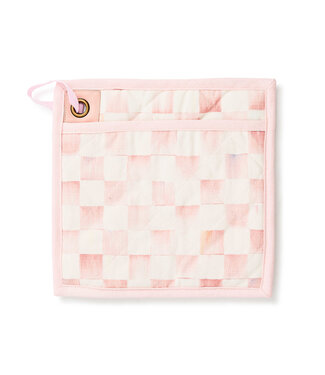 MACKENZIE CHILDS Rosy Check Potholder