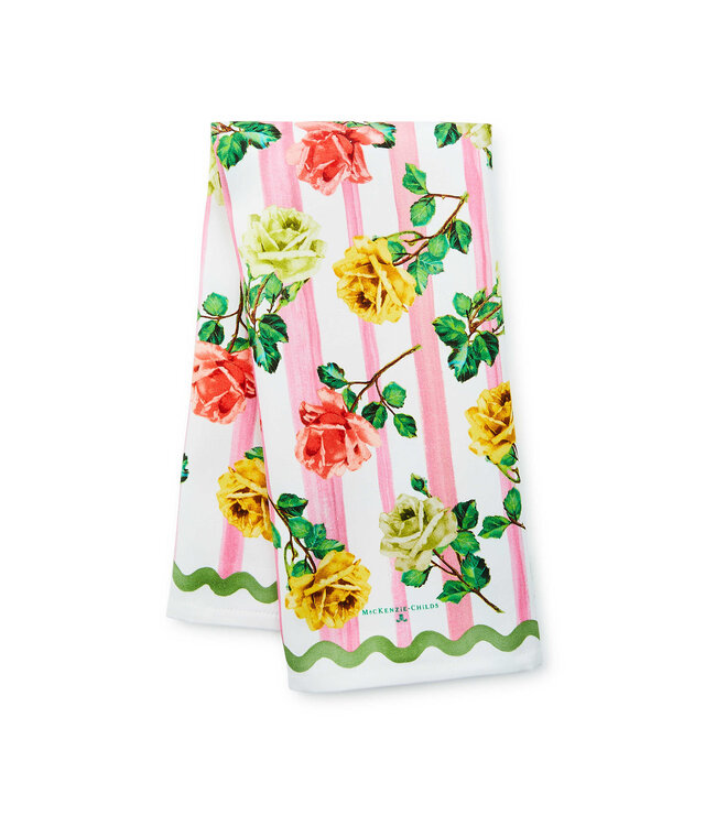 MACKENZIE CHILDS Garden Gala Dish Towel