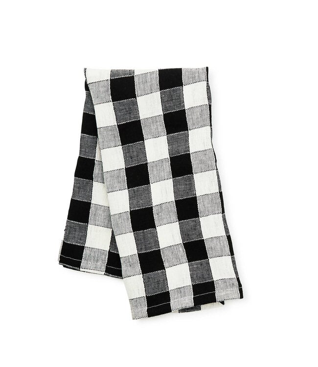 MACKENZIE CHILDS Check Linen Dish Towel
