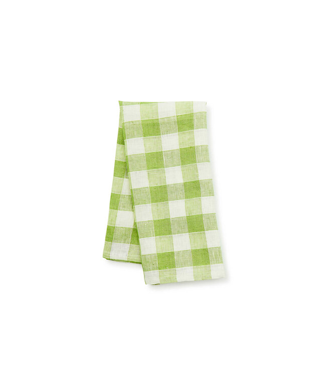 MACKENZIE CHILDS Check Linen Dish Towel