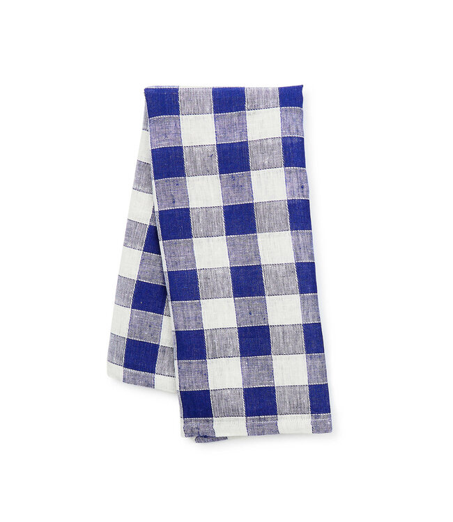 MACKENZIE CHILDS Check Linen Dish Towel