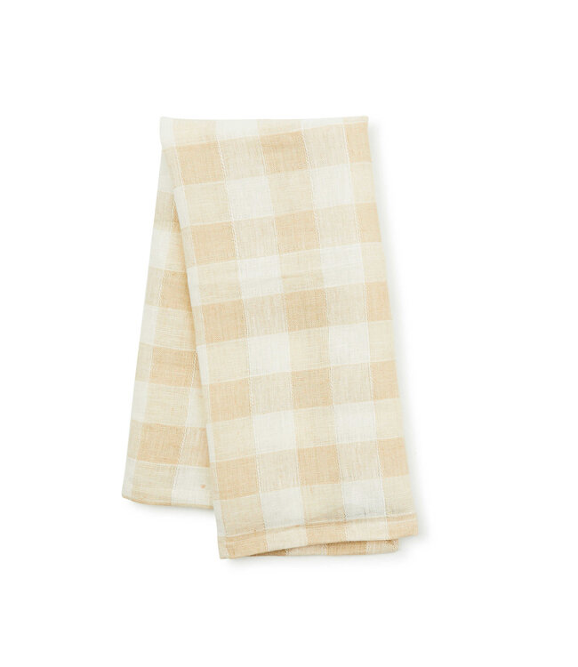 MACKENZIE CHILDS Check Linen Dish Towel