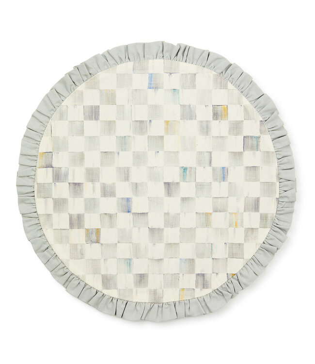 MACKENZIE CHILDS Sterling Check Round Placemat