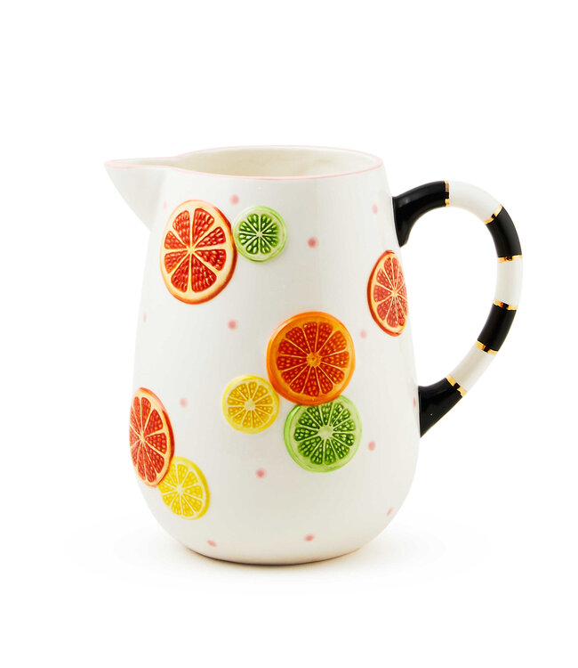 MACKENZIE CHILDS Tutti Frutti Pitcher