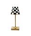 MACKENZIE CHILDS Courtly Check LED Rechargeable Cafe Table Lamp