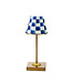 MACKENZIE CHILDS Royal Check LED Rechargeable Cafe Table Lamp