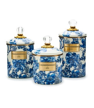 MACKENZIE CHILDS Royal English Garden Canister
