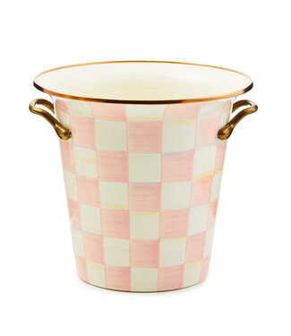 MACKENZIE CHILDS Rosy Check Wine Cooler