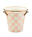 MACKENZIE CHILDS Rosy Check Wine Cooler