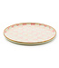 MACKENZIE CHILDS Rosy Check Round Tray