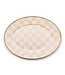 MACKENZIE CHILDS Rosy Check Medium Oval Platter