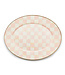 MACKENZIE CHILDS Rosy Check Large Oval Platter