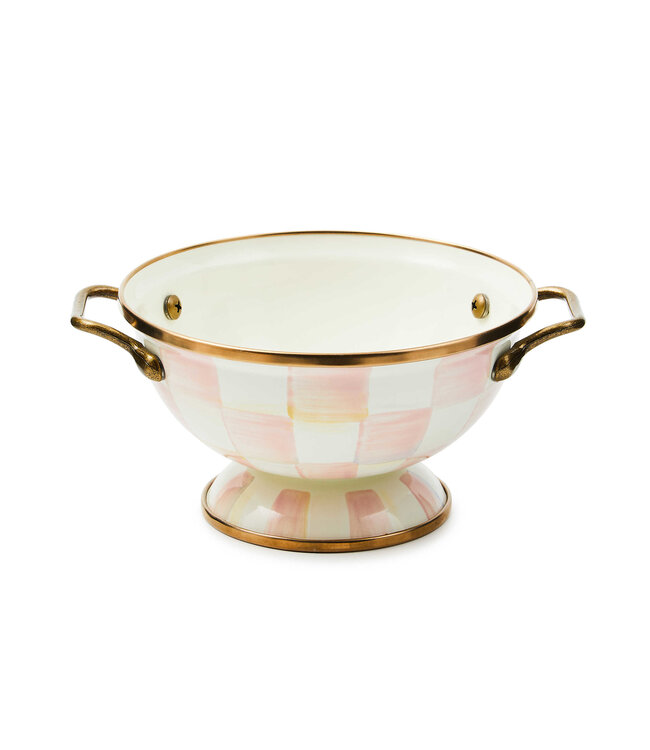MACKENZIE CHILDS Rosy Check Simply Anything Bowl