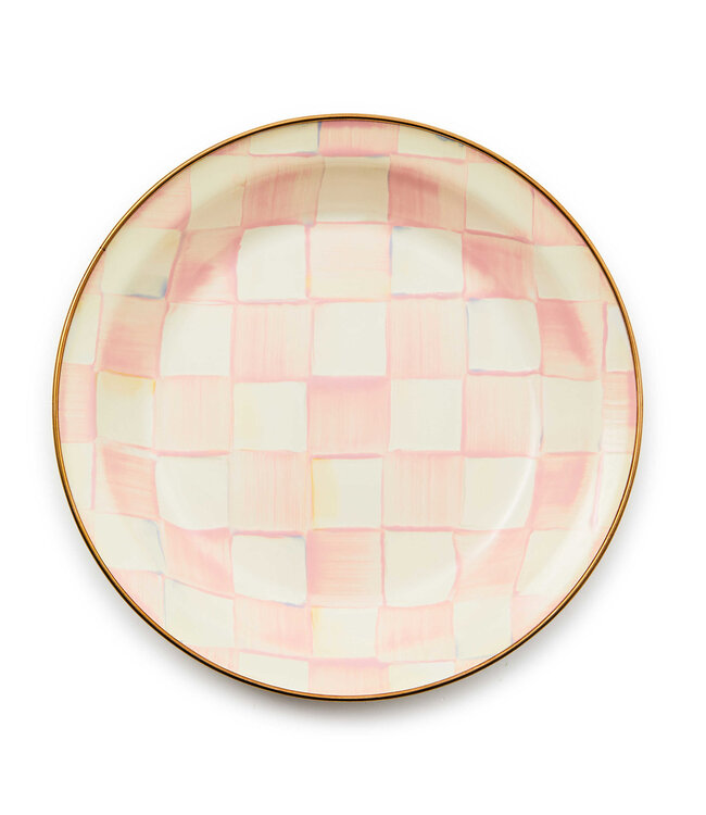 MACKENZIE CHILDS Rosy Check Pie Plate
